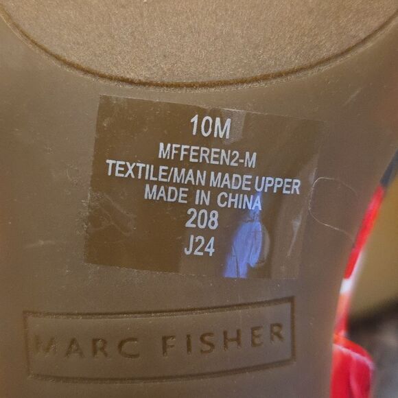 BRAND NEW MARC FISHER FLORA  SLINGBACK  HEELS SANDALS R3 - Picture 15 of 16